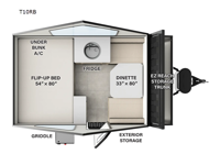 Flagstaff Hard Side T10RB Floorplan Image