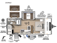 Surveyor Legend 202RBLE Floorplan Image