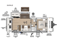Surveyor Legend 261RKLE Floorplan Image