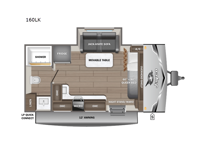 Jay Flight SLX 160LK Floorplan Image