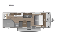 Jay Flight SLX 250BH Floorplan Image
