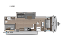 Jay Flight SLX 330TBS Floorplan Image