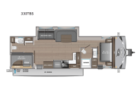 Jay Flight SLX 330TBS Floorplan Image