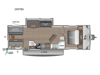 Jay Flight SLX 295TBS Floorplan Image