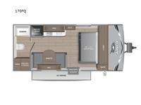 Jay Flight SLX 170FQ Floorplan Image