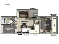 Tracer 250BH Floorplan Image