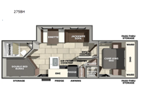 Tracer 275BH Floorplan Image