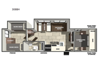 Tracer 308BH Floorplan Image