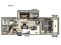 Tracer 255DS Floorplan Image