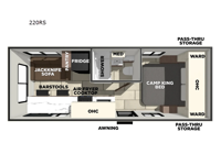 Tracer 220RS Floorplan Image