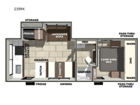 Tracer 235RK Floorplan Image