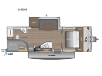 Jay Flight SLX 245BHS Floorplan Image
