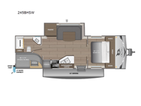 Jay Flight SLX 245BHSW Floorplan Image