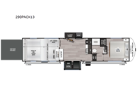 Cherokee Wolf Pack 290PACK13 Floorplan Image