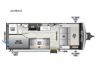 Silver Lake 1610BHLE Floorplan Image