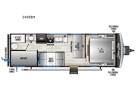 Silver Lake 2400BH Floorplan Image