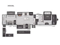 Sprinter 3900DBL Floorplan Image