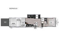 Cherokee Wolf Pack 352PACK15 Floorplan Image