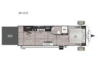Cherokee Wolf Pack 26-13.5 Floorplan Image