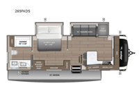 Eagle HT 265FKDS Floorplan Image