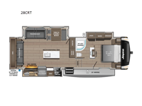 Eagle HT 28CRT Floorplan Image