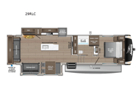 Eagle HT 29RLC Floorplan Image