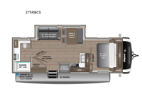Eagle HT 275RBCS Floorplan Image