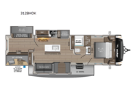 Eagle HT 312BHOK Floorplan Image