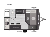 Springdale Mini 1310RK Floorplan Image
