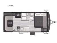 Springdale Mini 1750RD Floorplan Image