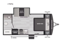 Springdale Mini 1790FQ Floorplan Image
