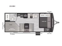 Springdale Mini 2010BH Floorplan Image