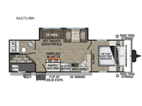 Sienna SA271VBH Floorplan Image