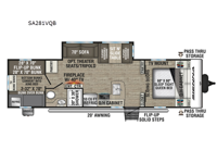 Sienna SA281VQB Floorplan Image