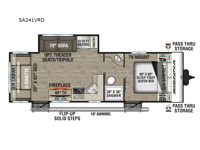 Sienna SA241VRD Floorplan Image
