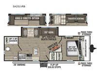 Sienna SA251VRB Floorplan Image