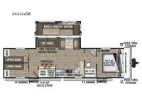 Sienna SA311VDB Floorplan Image
