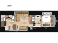 Denali 366RK Floorplan Image