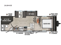 Sportsmen SE 261BHKSE Floorplan Image