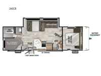 Salem Cruise Lite 26ICE Floorplan Image