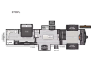 Alpine 3700FL Floorplan Image