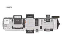 Alpine 3820FK Floorplan Image