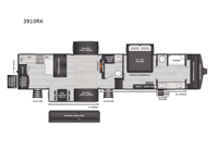 Alpine 3910RK Floorplan Image