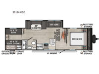 Sportsmen SE 301BHKSE Floorplan Image