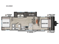Sportsmen SE 301DBSE Floorplan Image