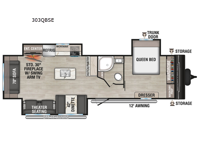 Sportsmen SE 303QBSE Floorplan Image