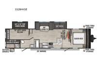Sportsmen SE 332BHKSE Floorplan Image