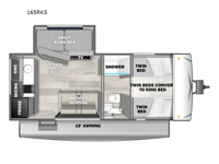 Salem FSX 165RKS Floorplan Image
