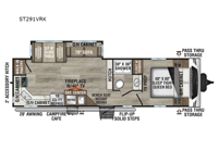 SportTrek ST291VRK Floorplan Image