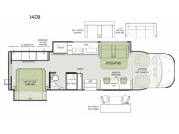 Allegro Bay 34 DB Floorplan Image